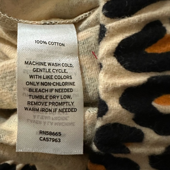 NORDSTROM Animal Print Elastic Women’s S/M Loungerwear Bottom S/M  BNWOT - Picture 4 of 5